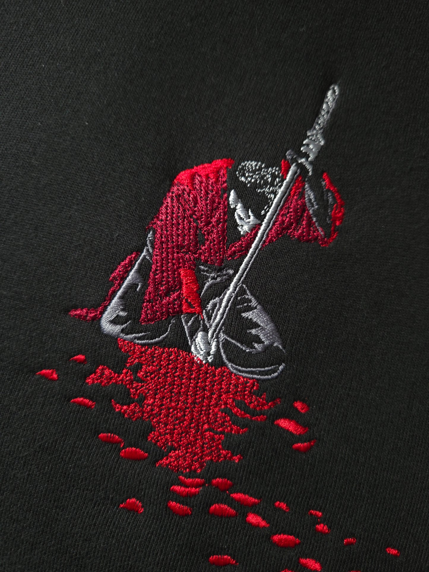 Samurai Defeat Embroidered Heavy Hoodie