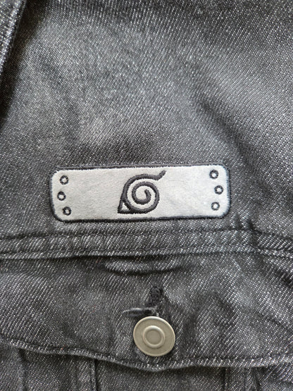 Might Guy Embroidered Boxy Denim Jacket |  Naruto Shippuden