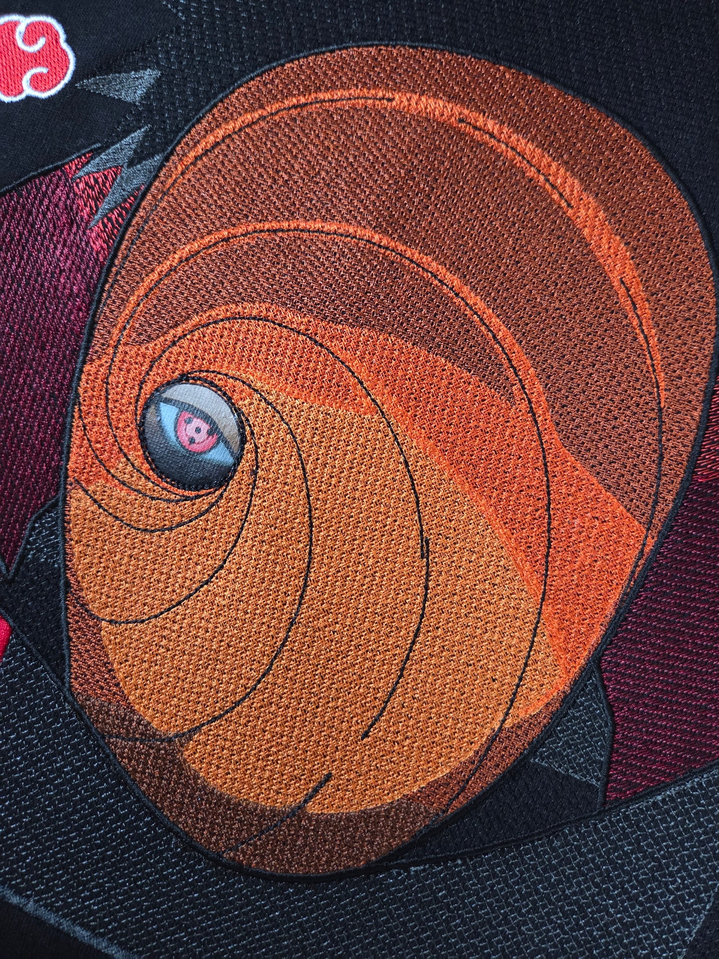 Tobi | Madara Embroidered Boxy Denim Jacket |  Naruto Shippuden