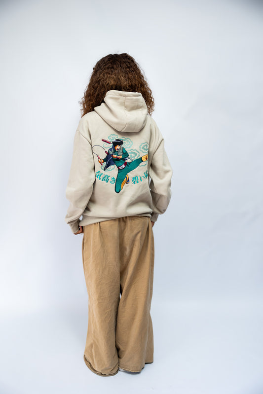 Might Guy Embroidered Oversized Hoodie |  Naruto Shippuden