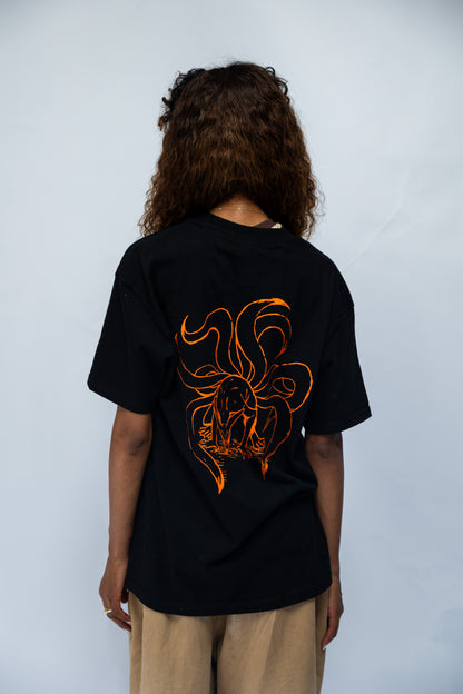 Demon Fox Kurama Printed T-Shirt | Licensed Naruto Shippuden