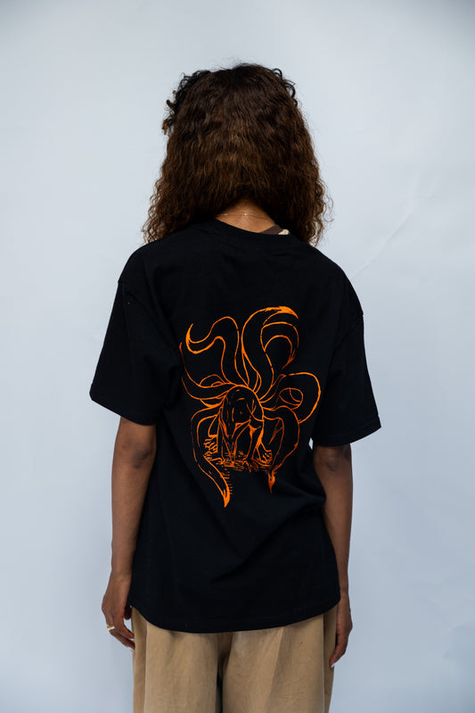 Demon Fox Kurama Printed T-Shirt | Licensed Naruto Shippuden