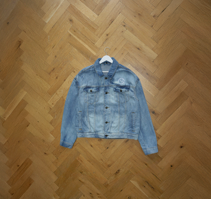Mount Fuji Embroidered Heavy Denim Jacket