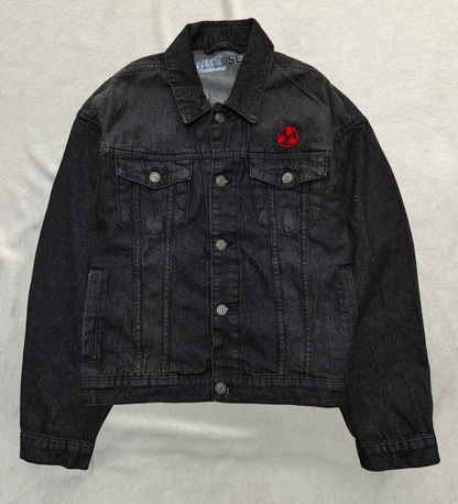 Tobi | Madara Embroidered Boxy Denim Jacket |  Naruto Shippuden